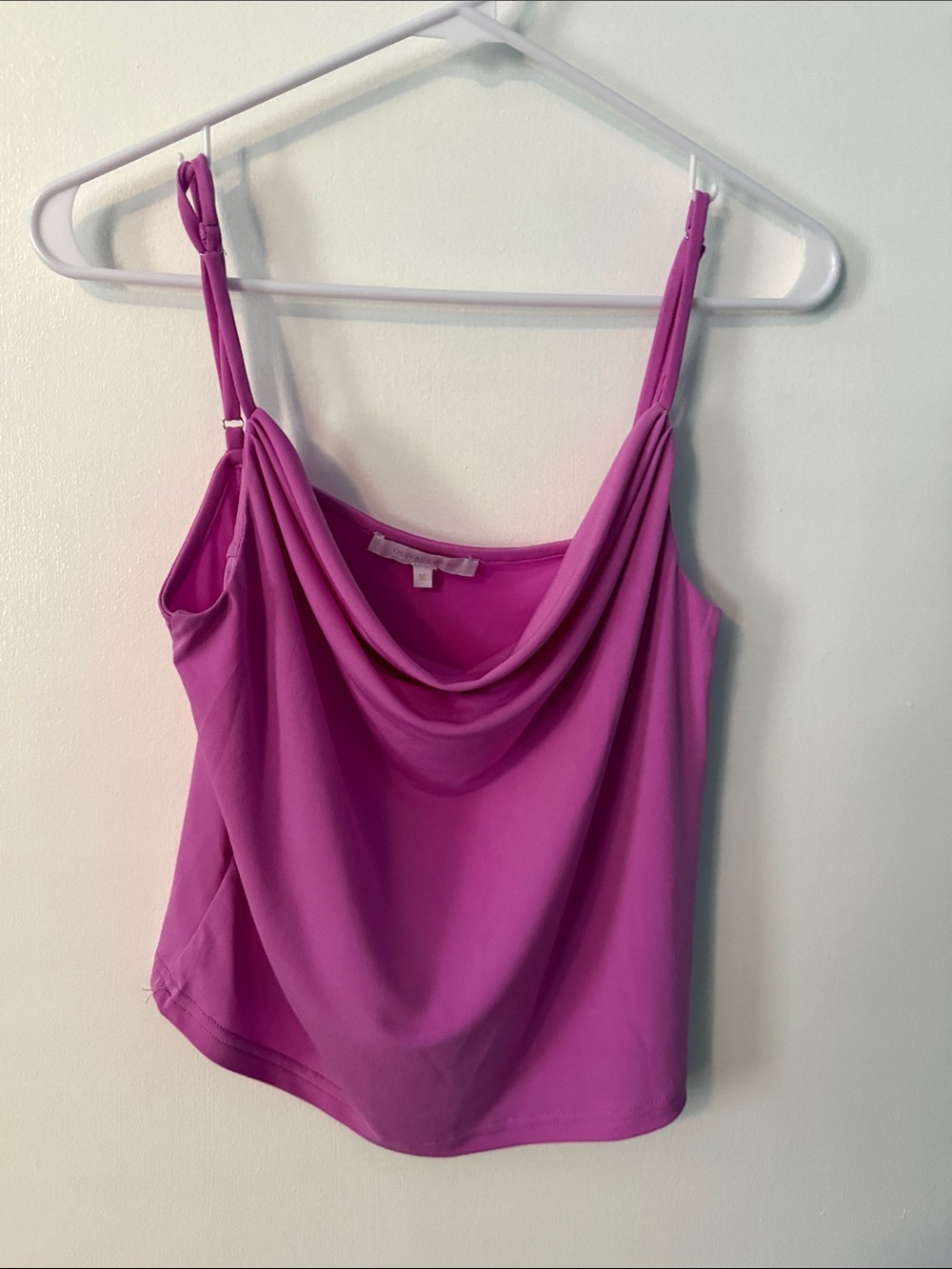 Olivaceous Fuchsia Cowl Neck Camisole